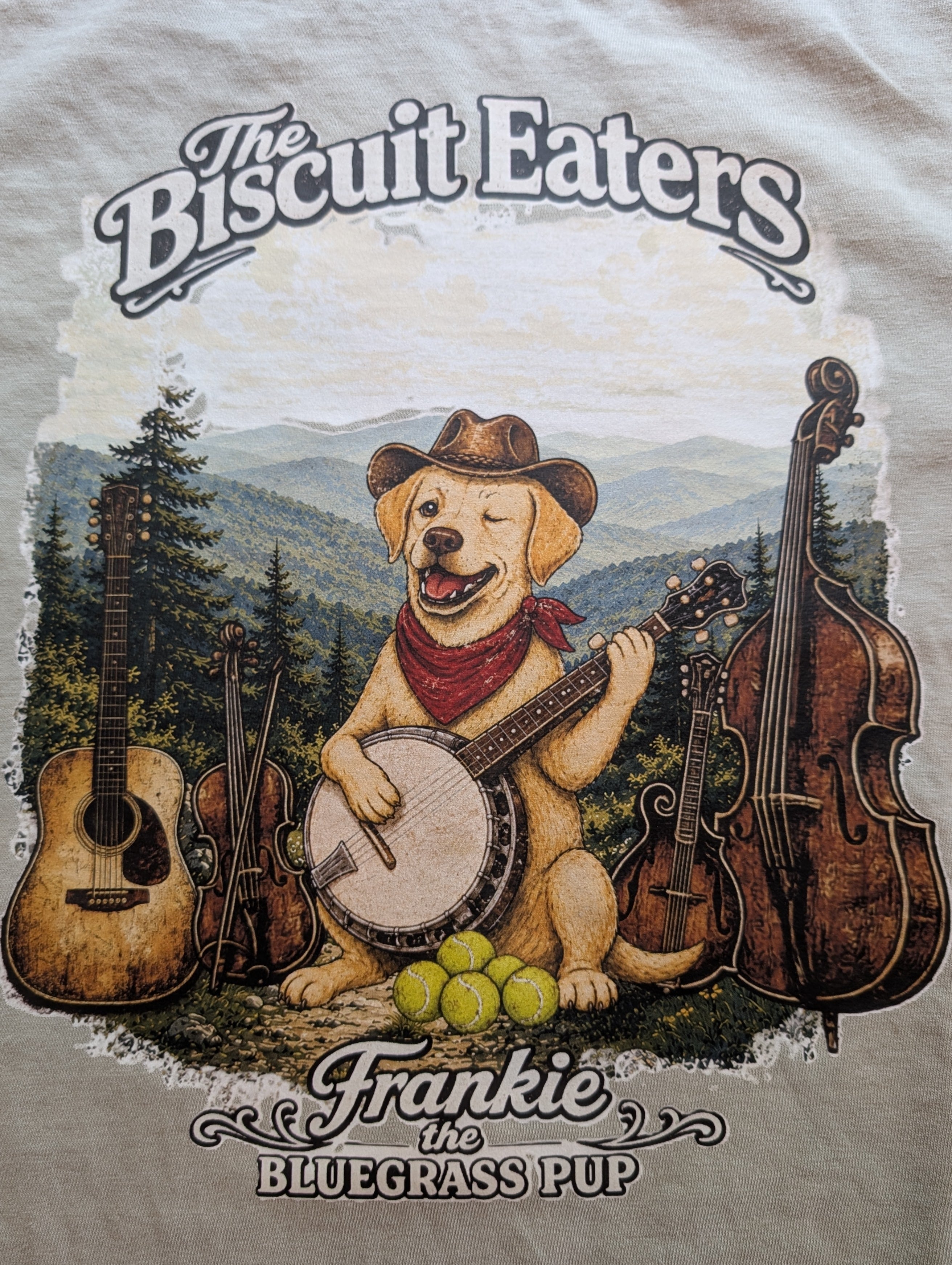 Frankie the Bluegrass Pup T-Shirt